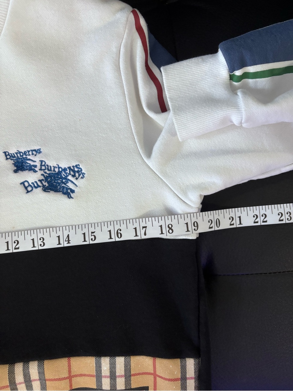 Burberry Nova Check Pattern Crew Neck Pullover as is - Picture 7 of 15